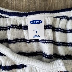 OLD NAVY cap sleeve shirt (large)